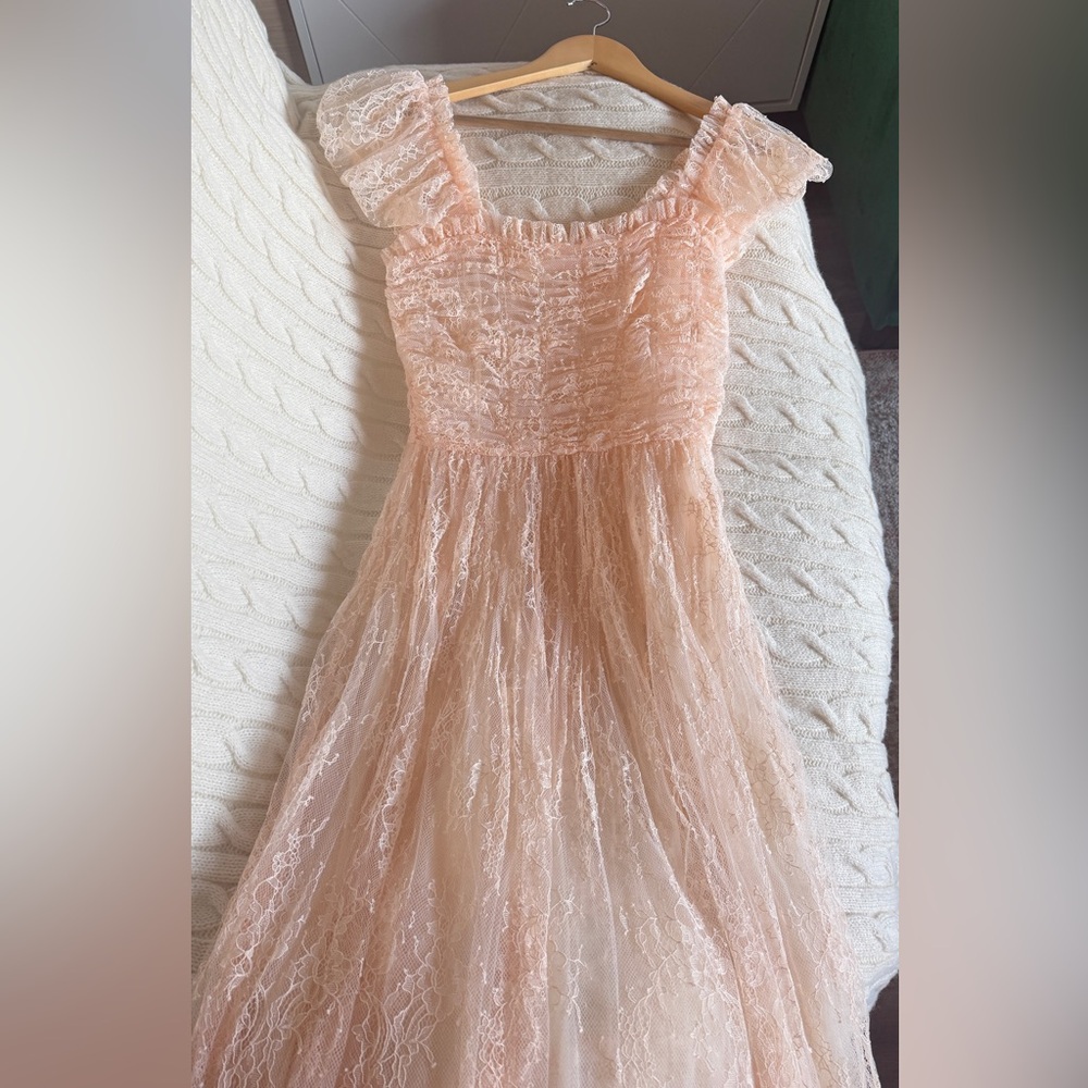 DOEN PAMELINA DRESS IN PETUNIA PINK LACE, size S, brand new, never worn. - Picture 8 of 15